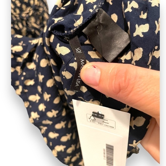 Reformation tan and navy jumper dress | Size XS - Picture 5 of 5